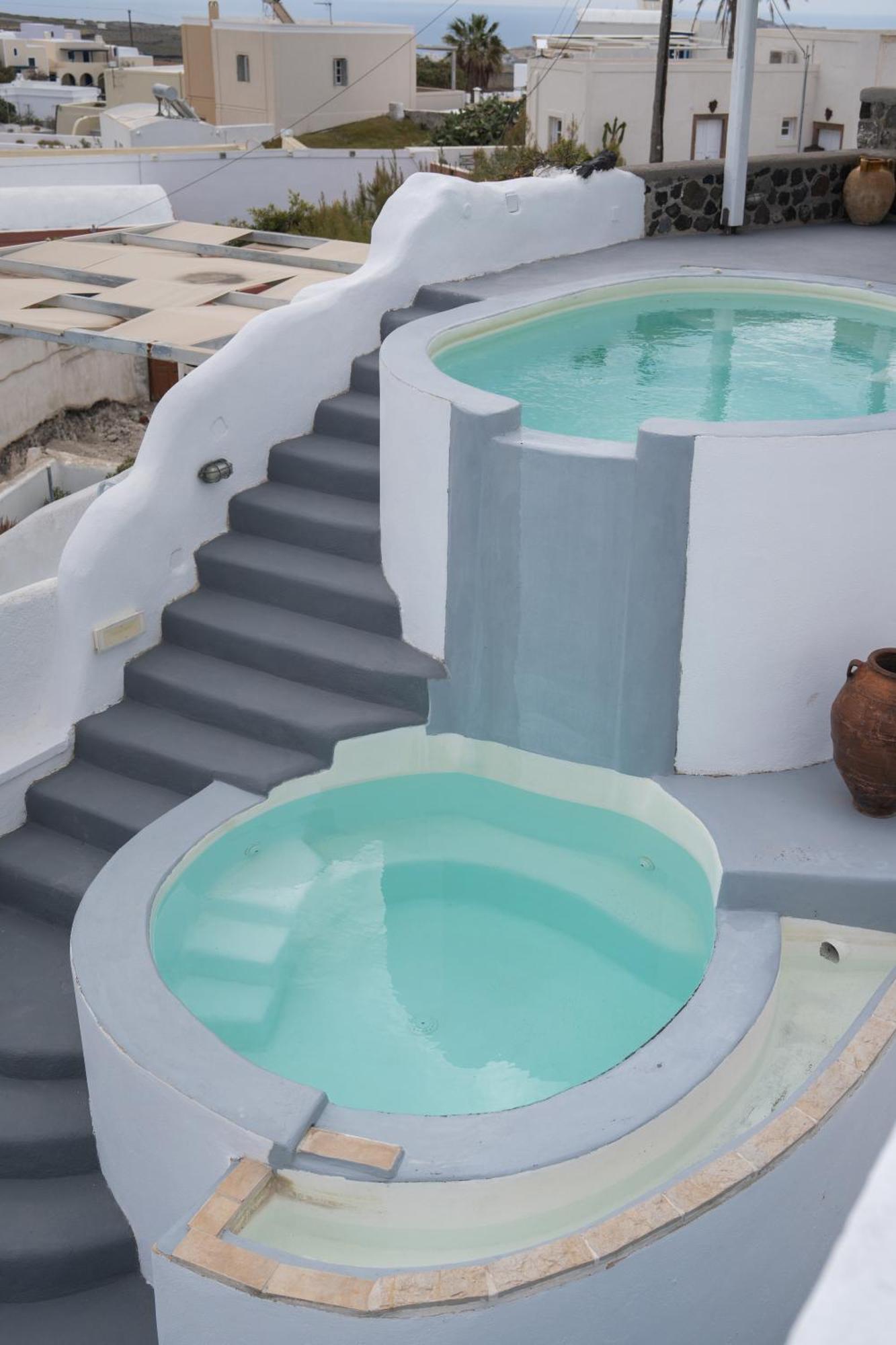 Simantiri Private Villa Megalochori  Bagian luar foto