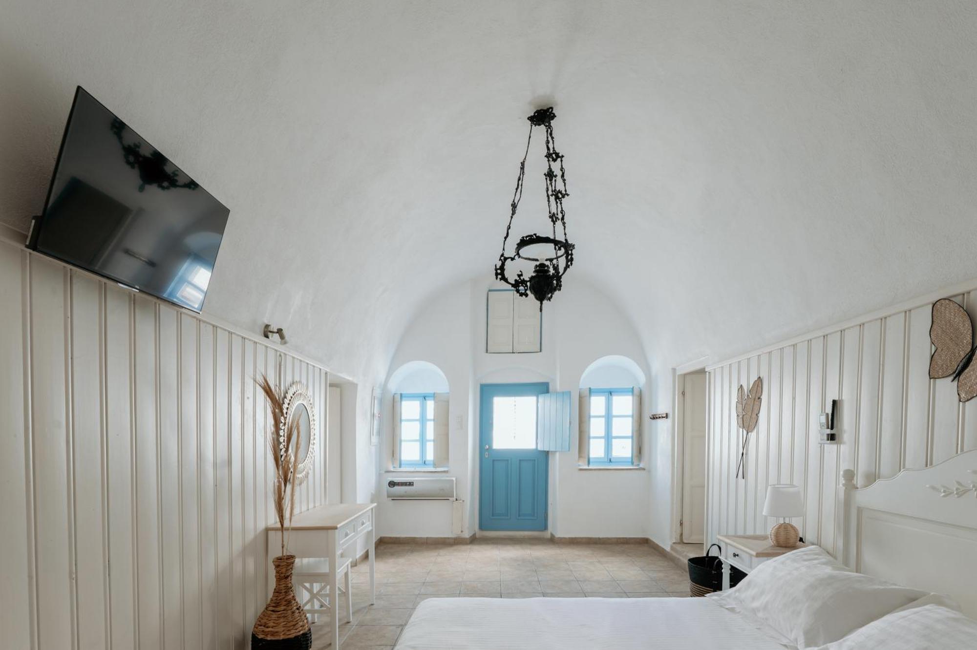 Simantiri Private Villa Megalochori  Bagian luar foto