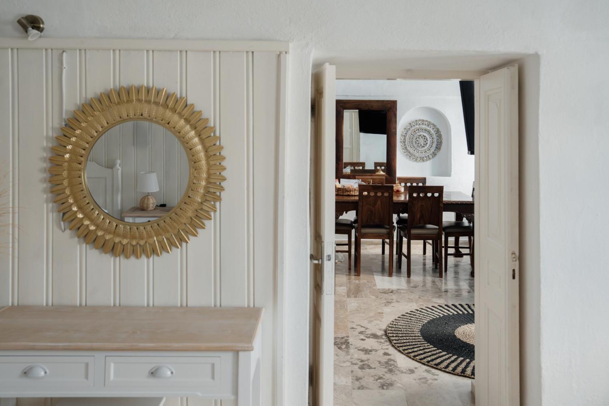 Simantiri Private Villa Megalochori  Bagian luar foto